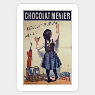 Affiche Chocolat Menier Magnet